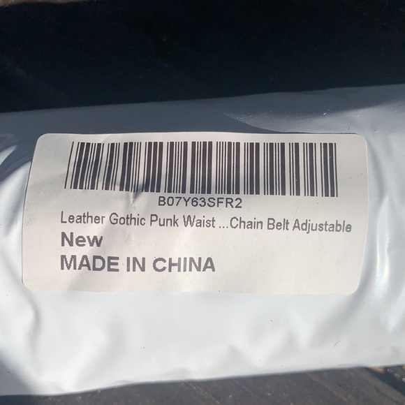 NWT Women's Body Chain Gothic Punk Waist Belt - Picture 5 of 12